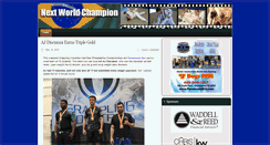 Desktop Screenshot of nextworldchampion.com