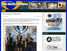 Tablet Screenshot of nextworldchampion.com